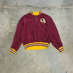 Vintage Starter NFL Washington Redskins 1/4 Zip Windbreaker Jacket Mens Large